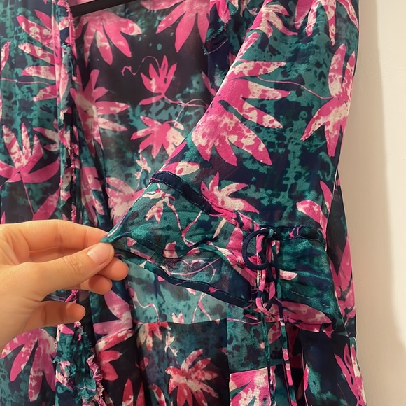 The kooples Hawaiian printed dress size S - Picture 8 of 13